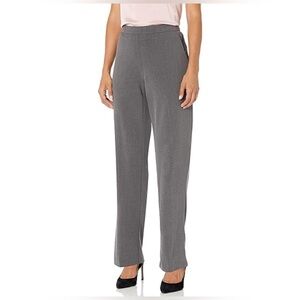 JM Collection High Rise Petite Pants Gray Herringbone Size 12P